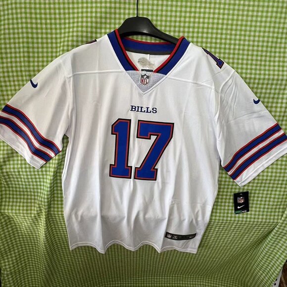 Nike Josh Allen Buffalo Bills#17 NFL Jersey White - Picture 1 of 8